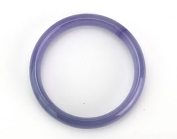 Lavender Jadeite Bangle Bracelet