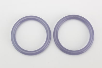 Pair of Lavender Hardstone Bangles