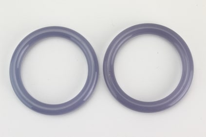 Pair of Lavender Hardstone Bangles