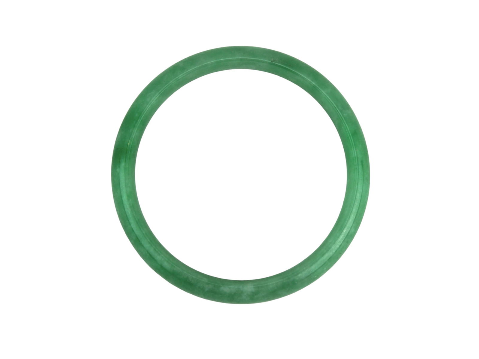 Chinese Green Jadeite Bangle (1 of 3)