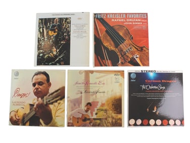 5 Classical & Jazz Vinyl Records Collection