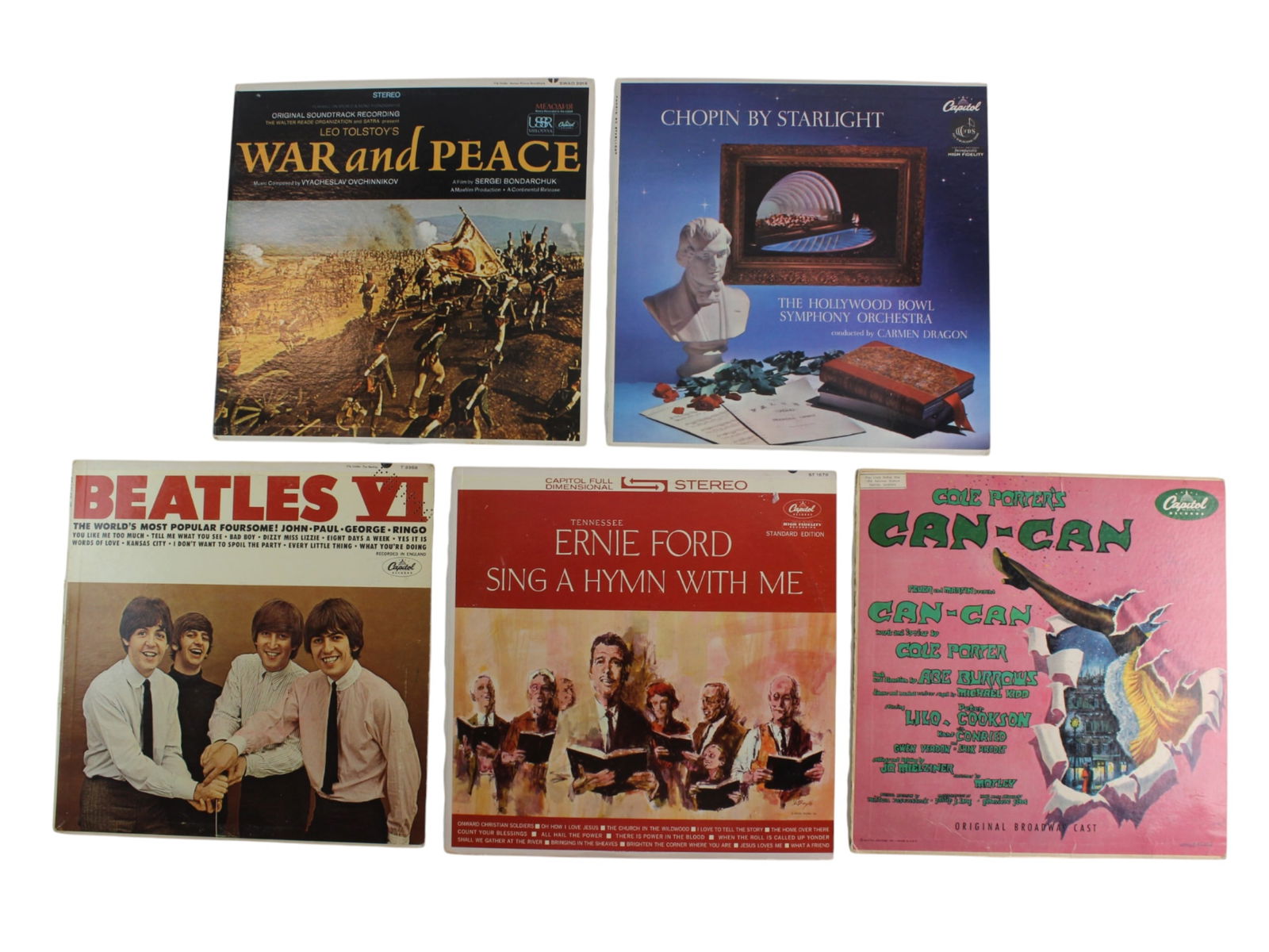 5 Vintage Capitol Vinyl Records Collection (1 of 13)