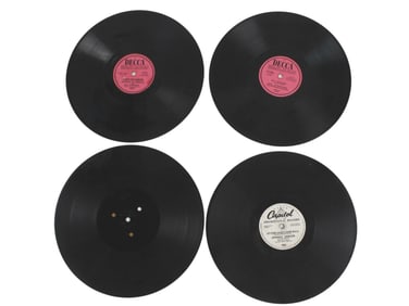 Vintage 10" Promo Records – Decca & Capitol