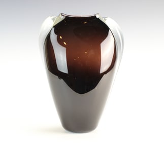Signed Thomas Buechner III Studio Art Glass Vase