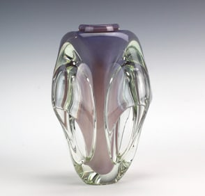 Signed 1994 Studio Glass Vase