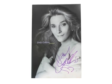 Judy Collins Signed Forever Tour Booklet
