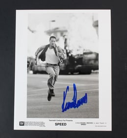 Keanu Reeves Signed SPEED Promo Photo