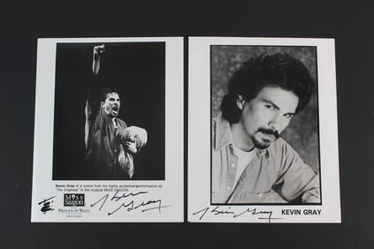 Two Kevin Gray Signed Photos