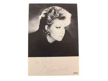 Elaine Paige Signed 4x6 Promo Photo Postcard