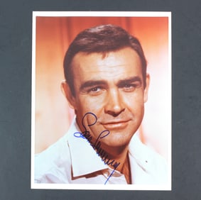 Sean Connery Signed Portrait Photo