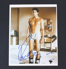 Richard Gere Signed Photo in Shorts & Weights