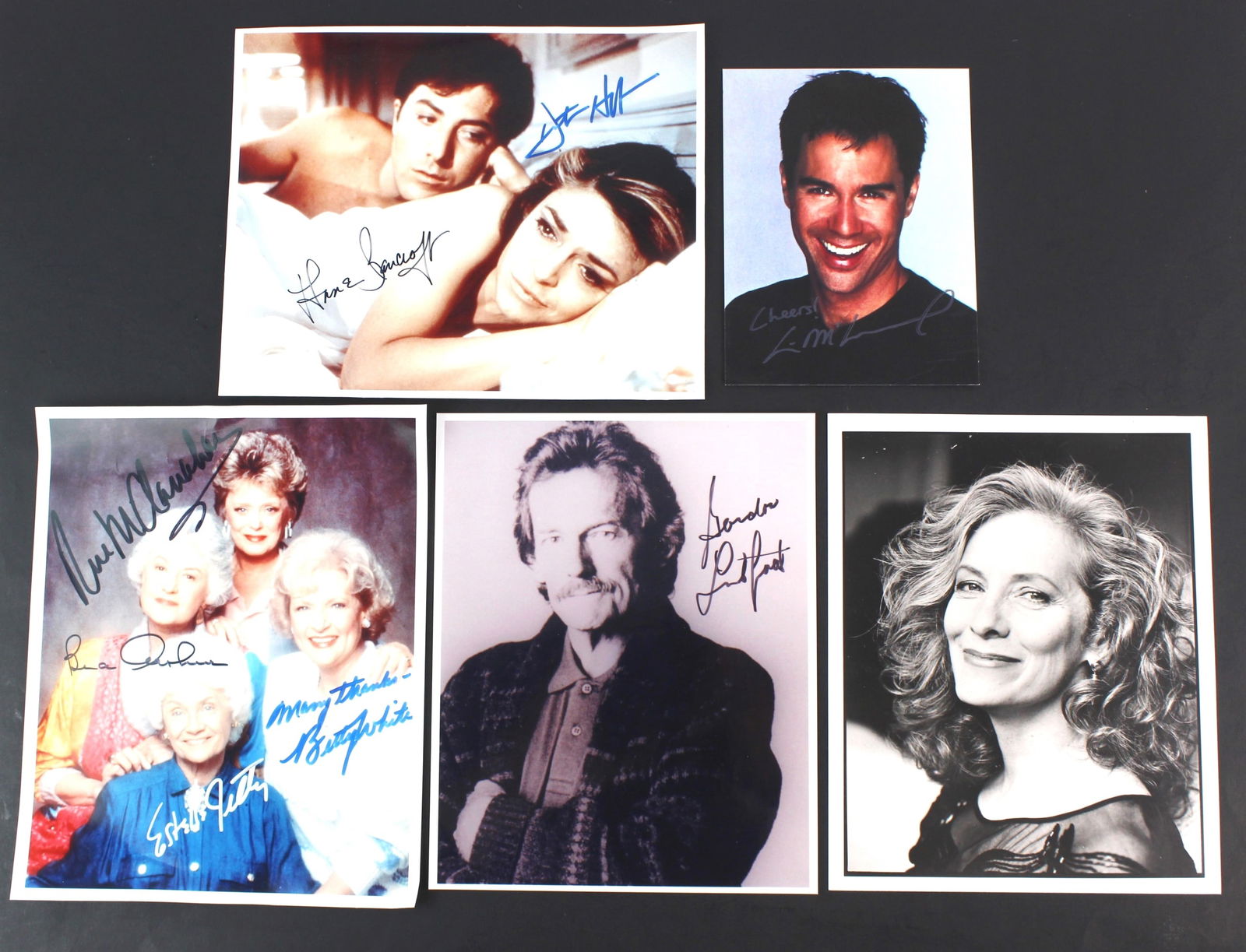 Lot of Five Signed Celebrity Photo Reprints (1 of 9)