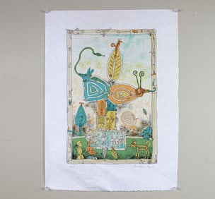 Bernard Berthois-Rigal, Signed Original Etching