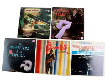 Five12-inch Vinyl Audio Records