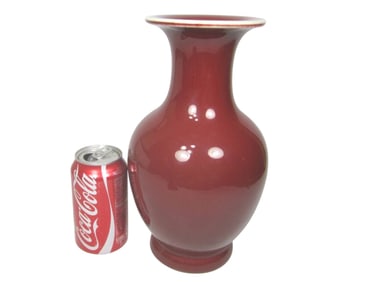 A Chinese Sang De Boeuf Vase