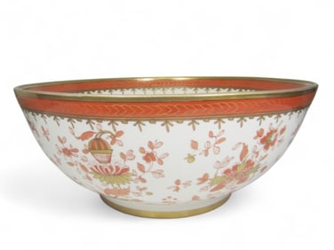 Antique Samson Porcelain Punch Bowl