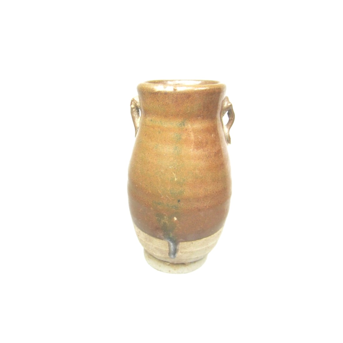 Early Chinese Brown-Glazed Pottery Vase (1 of 6)