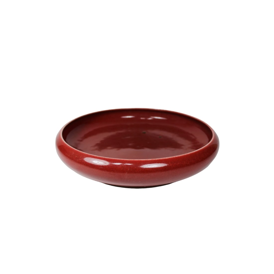 Chinese Jun Red Glazed Shallow Dish (1 of 6)
