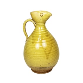 Chinese Yellow Glazed Chicken Head Ewer