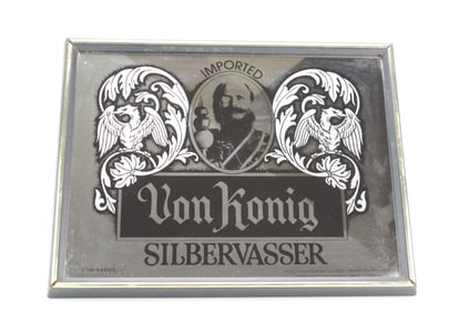 Von Konig Silbervasser Bar Wall Mirror