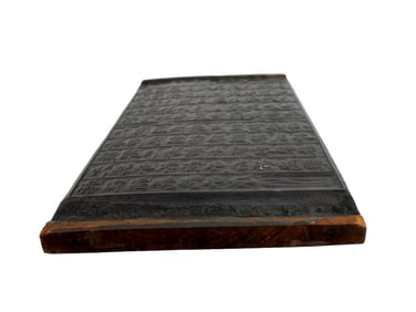 ANTIQUE CHINESE WOOD PRINTING BLOCK