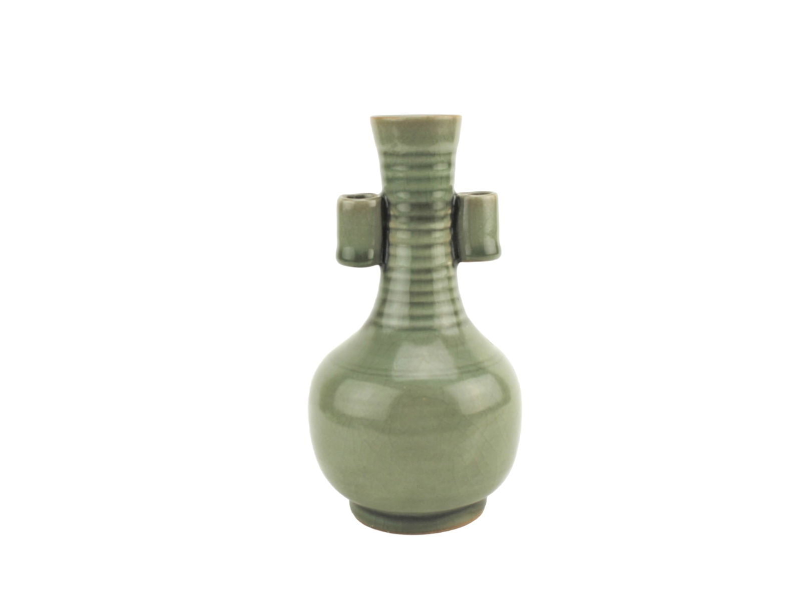Chinese Celadon Vase with Side Handles (1 of 5)