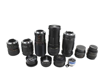 Eleven Assorted Photography Lenses
