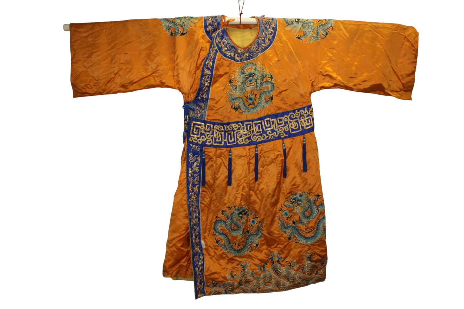 Chinese Silk Dragon Robe with Embroidery (1 of 20)