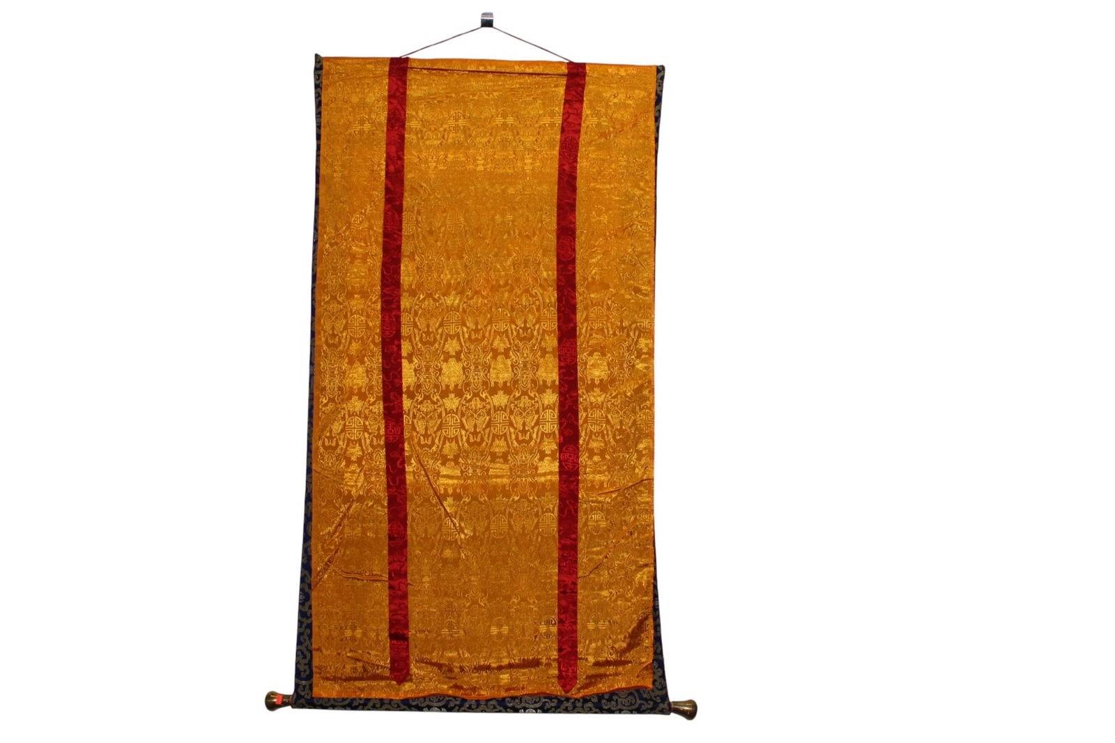 Tibetan Thangka with Multi-Deity Composition - 2