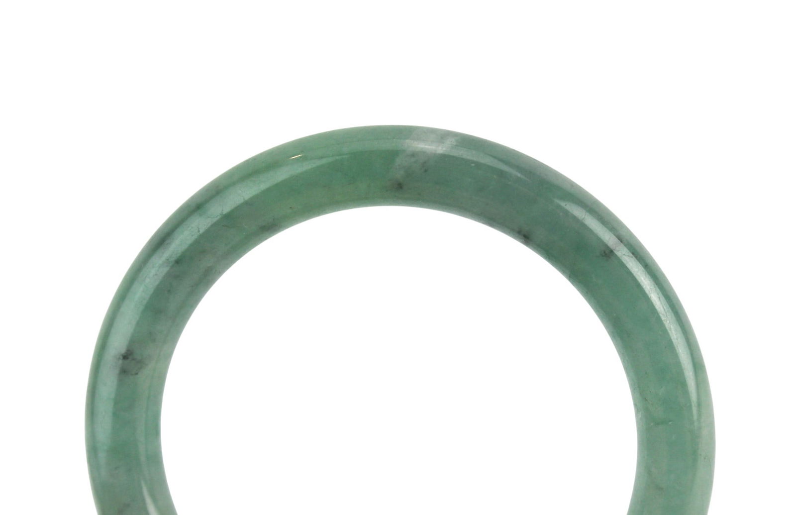 Translucent Green Jadeite Bangle Bracelet - 3