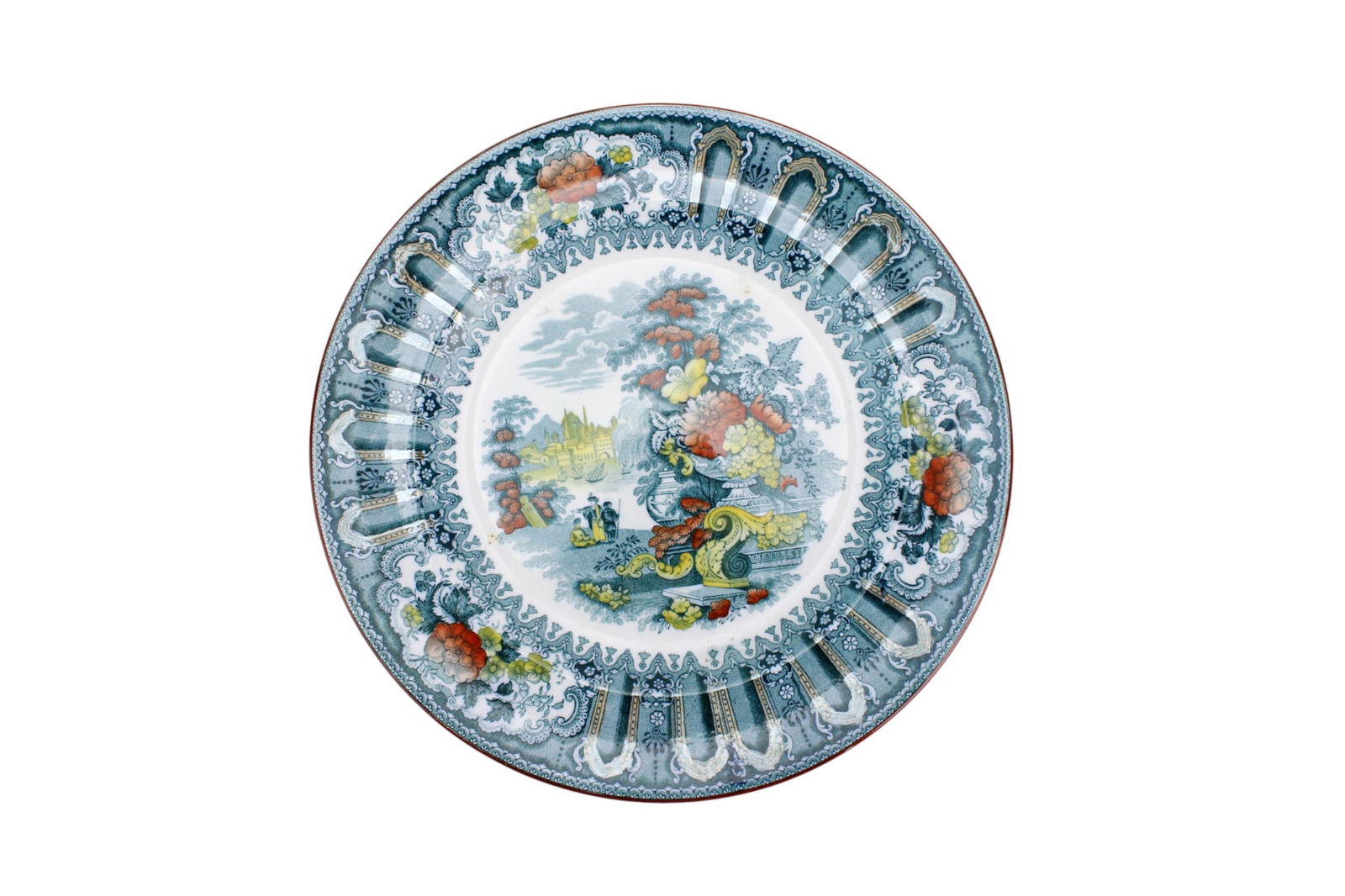 Wedgwood “Cairo?? Transferware Porcelain Plate (1 of 6)