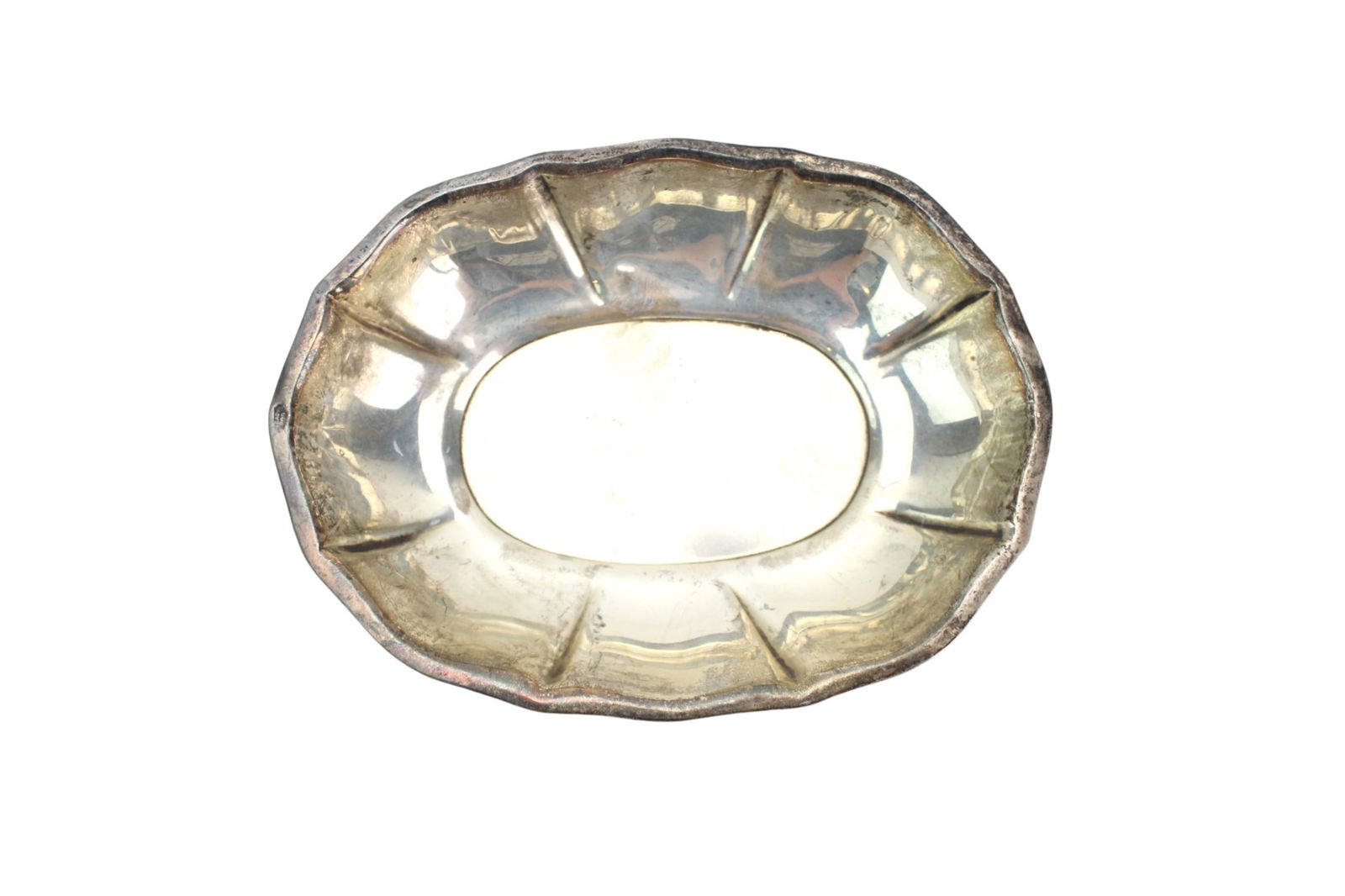 Sterling Silver Oval Serving Dish (1 of 3)