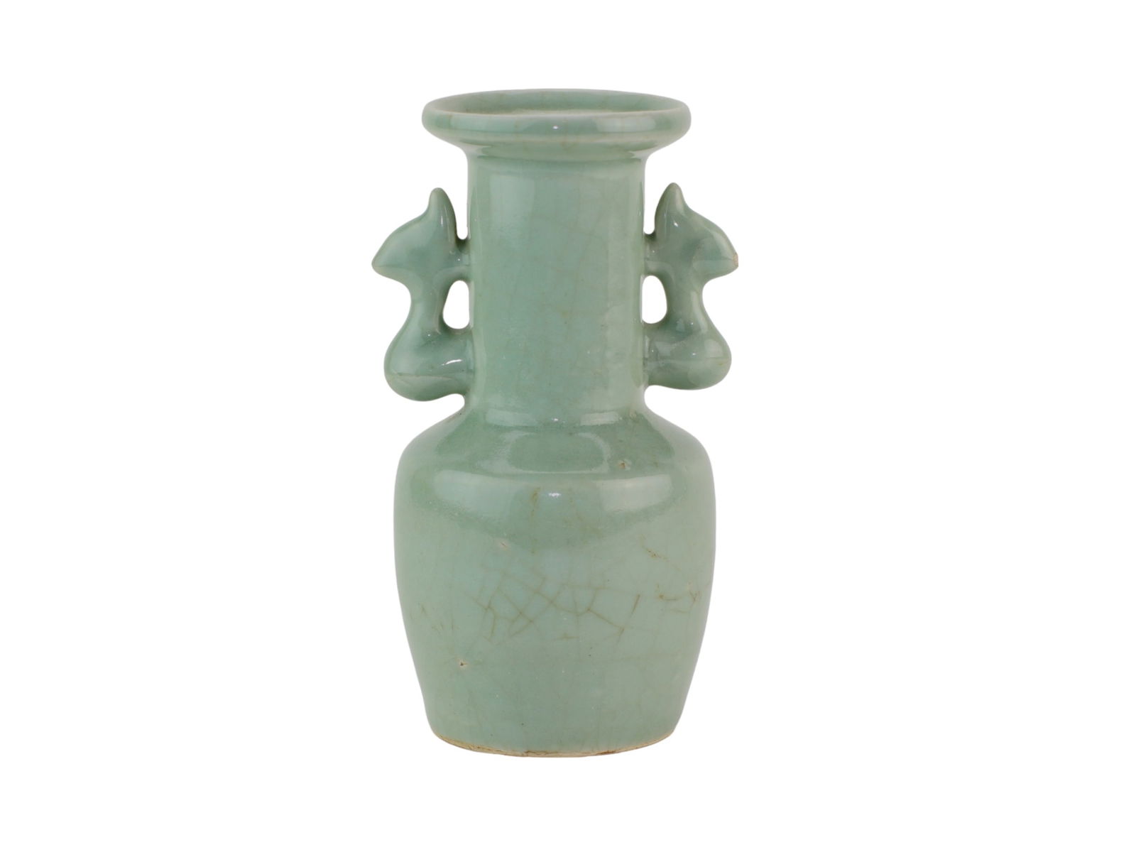 Chinese Celadon Double-Ear Vase (1 of 7)