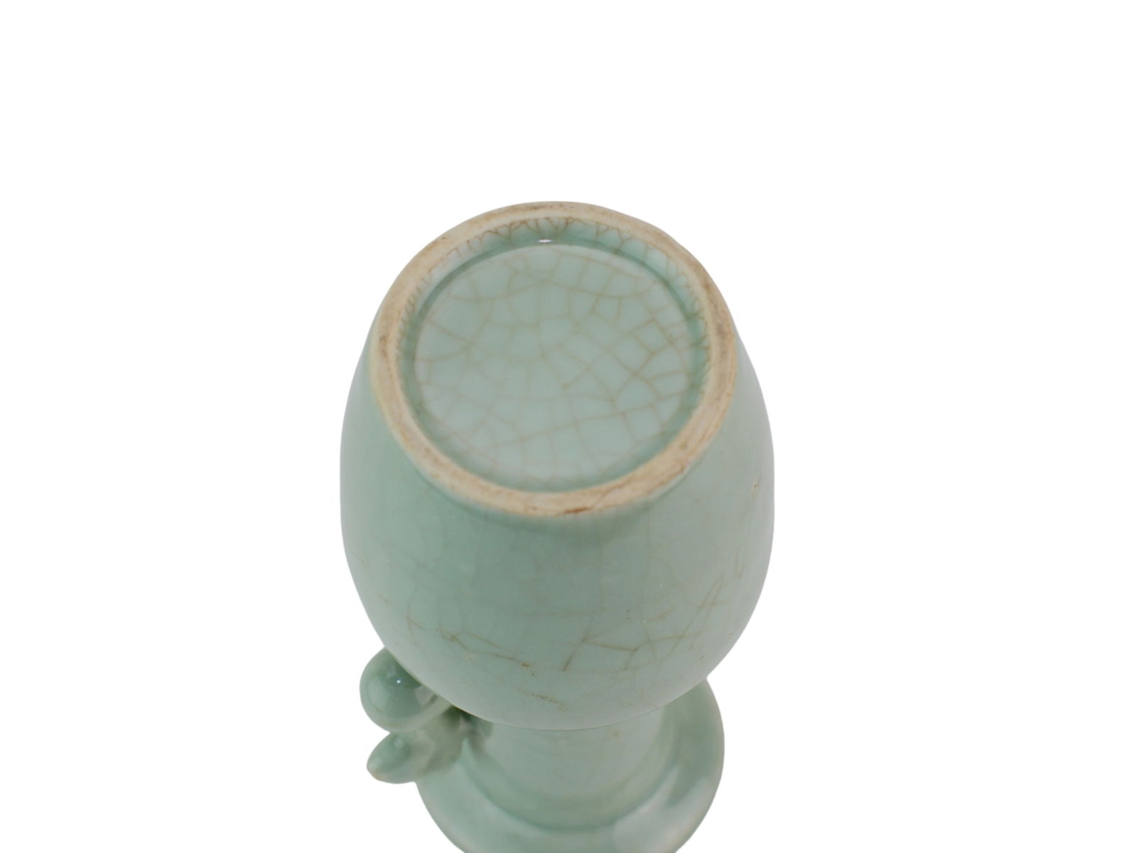 Chinese Celadon Double-Ear Vase - 6