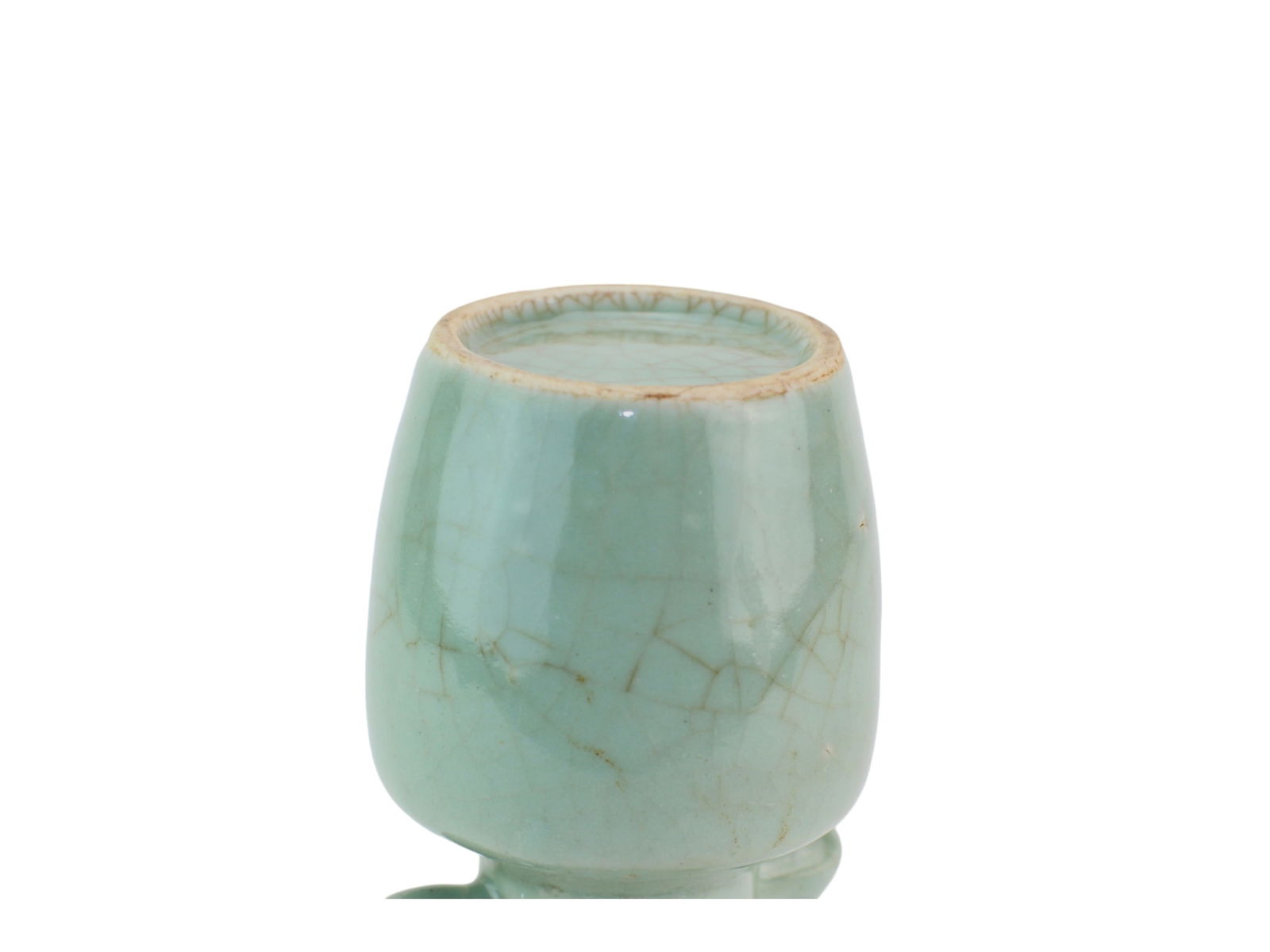 Chinese Celadon Double-Ear Vase - 7