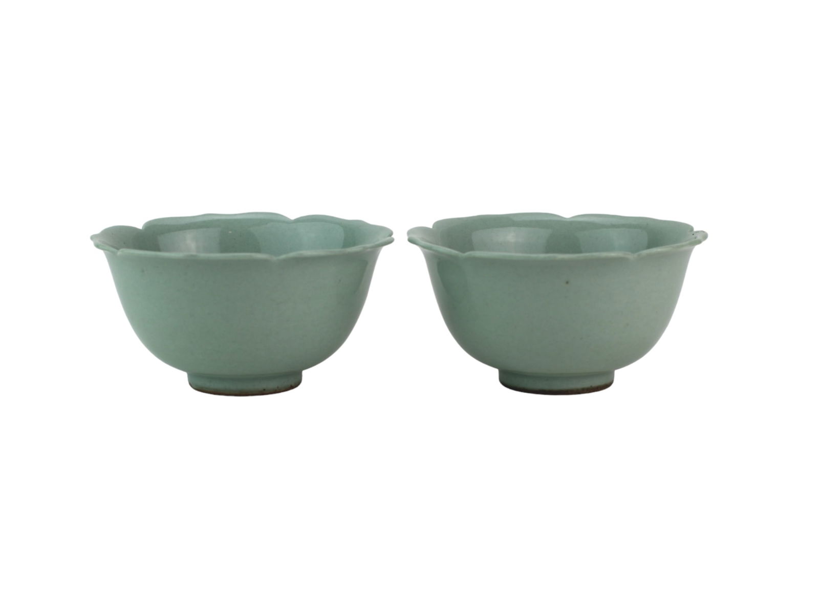 Pair of Chinese Celadon Bowls (1 of 5)
