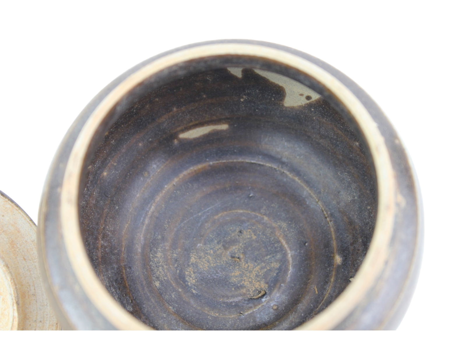 Chinese Brown Glazed Lidded Storage Jar - 3