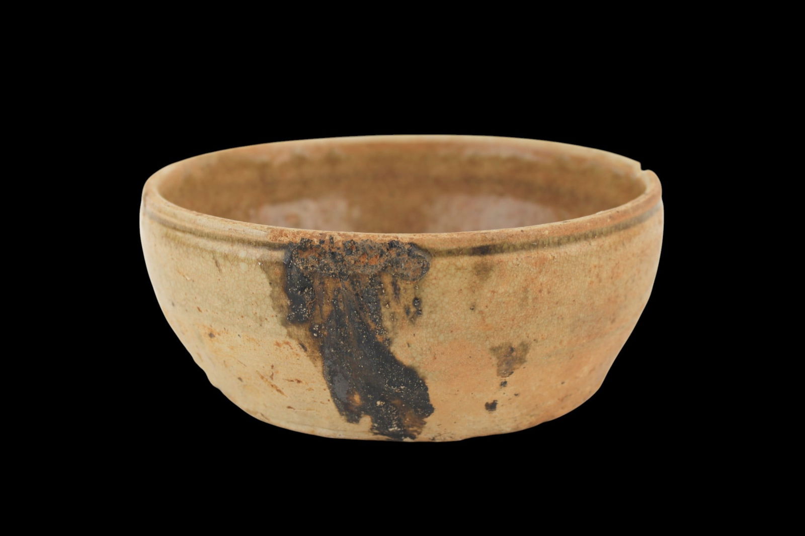 CHINESE YELLOW CELADON BOWL (1 of 5)