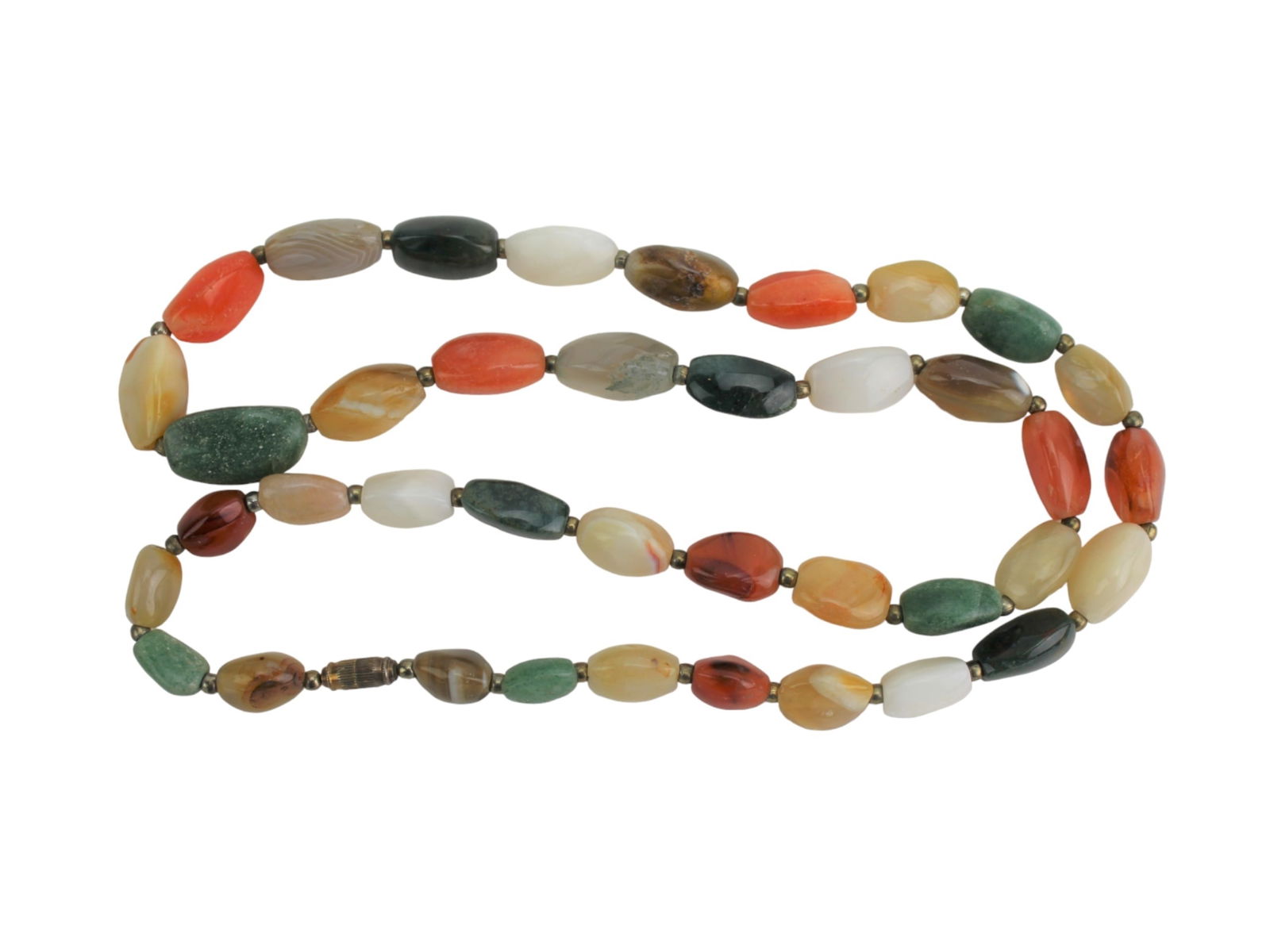 Three Mixed Gemstone Necklaces - 4