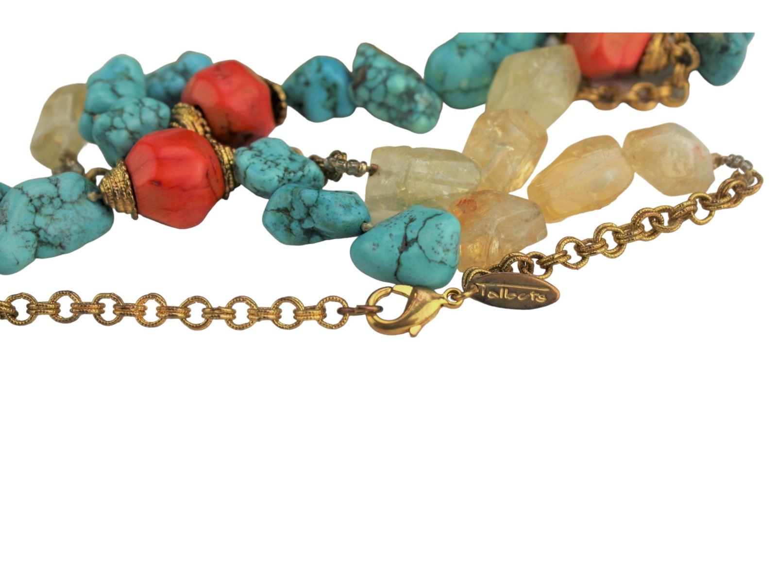 Three Mixed Gemstone Necklaces - 6