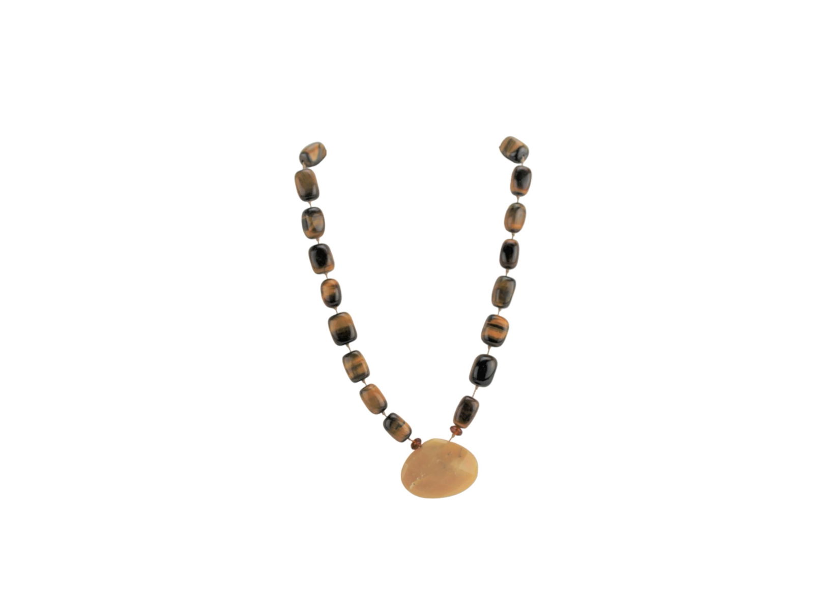 Three Mixed Gemstone Necklaces - 9