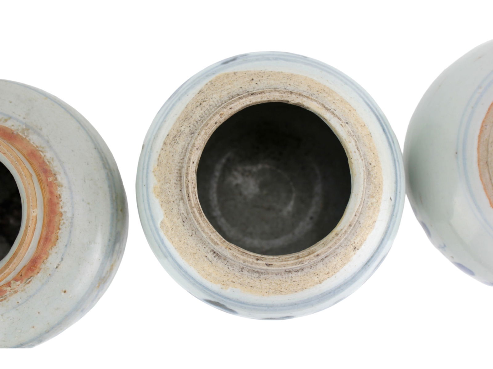 Three Chinese Blue and White Storage Jars - 4