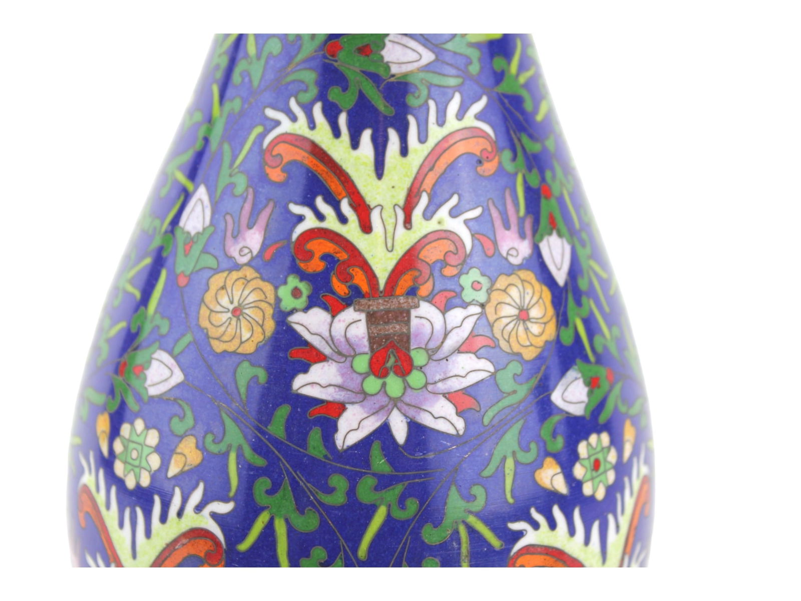 TWO CHINESE CLOISONNE VASES - 4