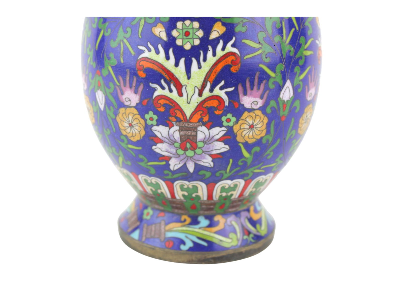 TWO CHINESE CLOISONNE VASES - 6