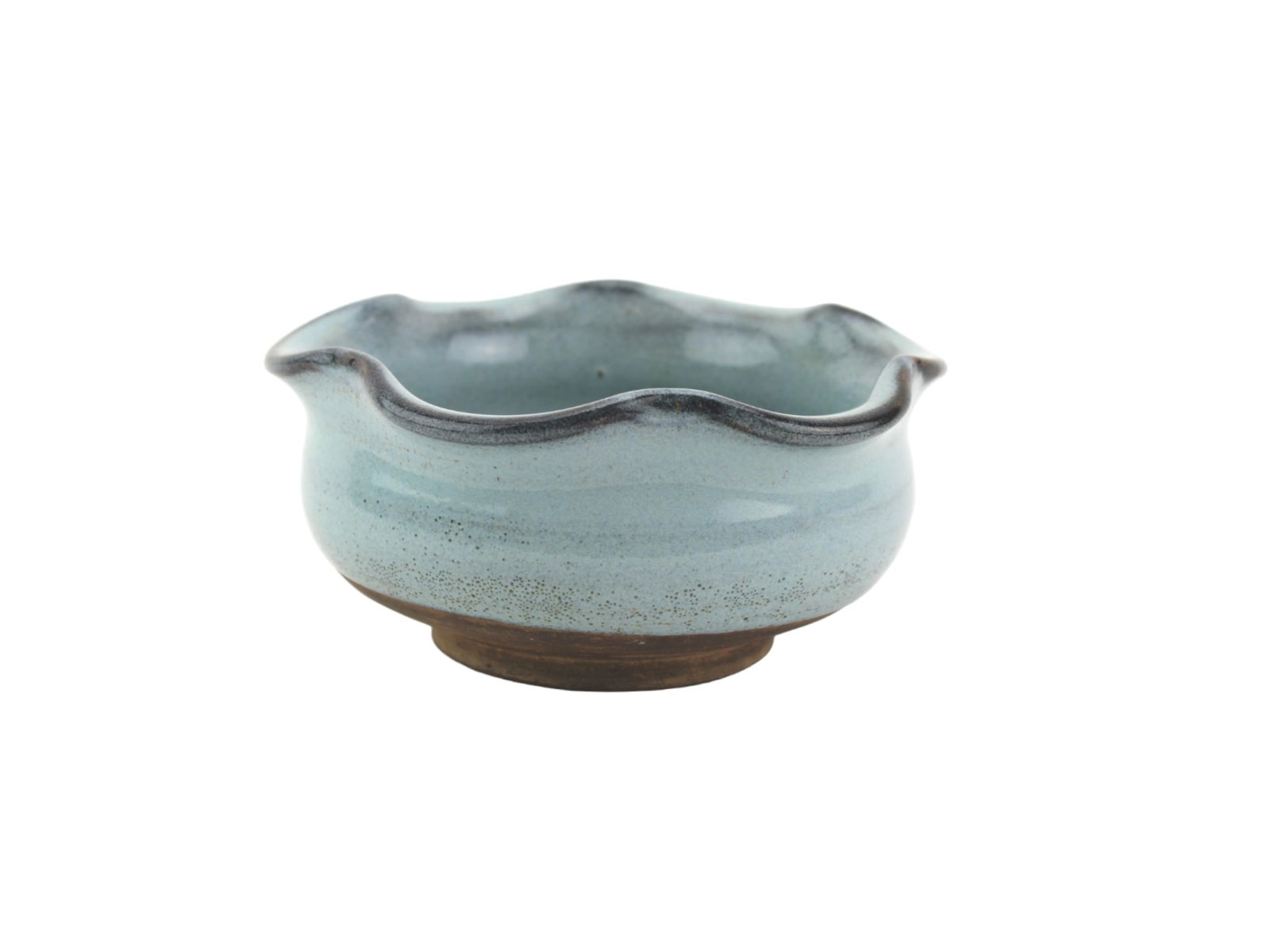 Chinese Celadon Bowl with Foliate Rim (1 of 4)
