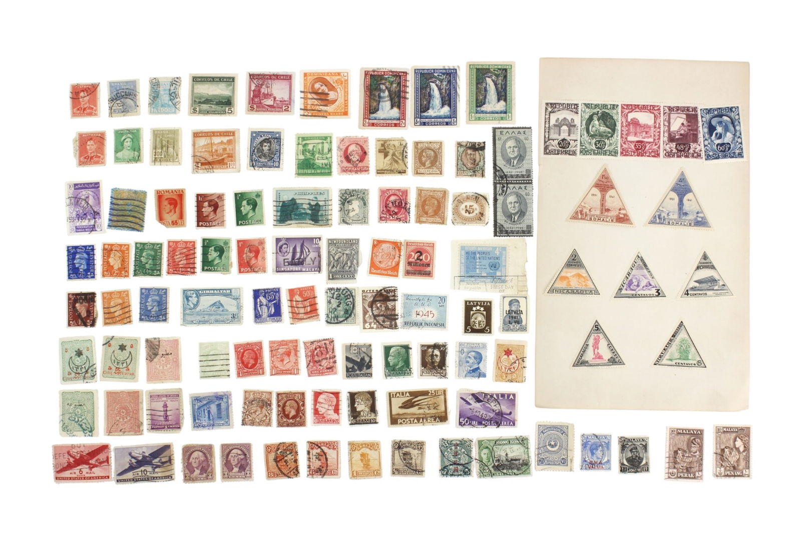 100+ Assorted International Postage Stamps (1 of 9)