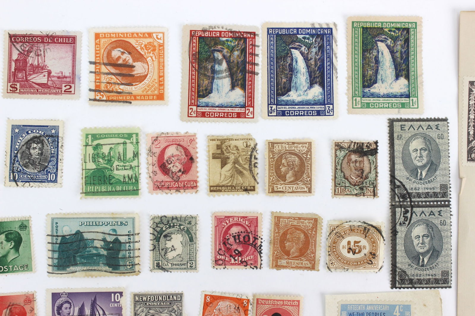100+ Assorted International Postage Stamps - 3