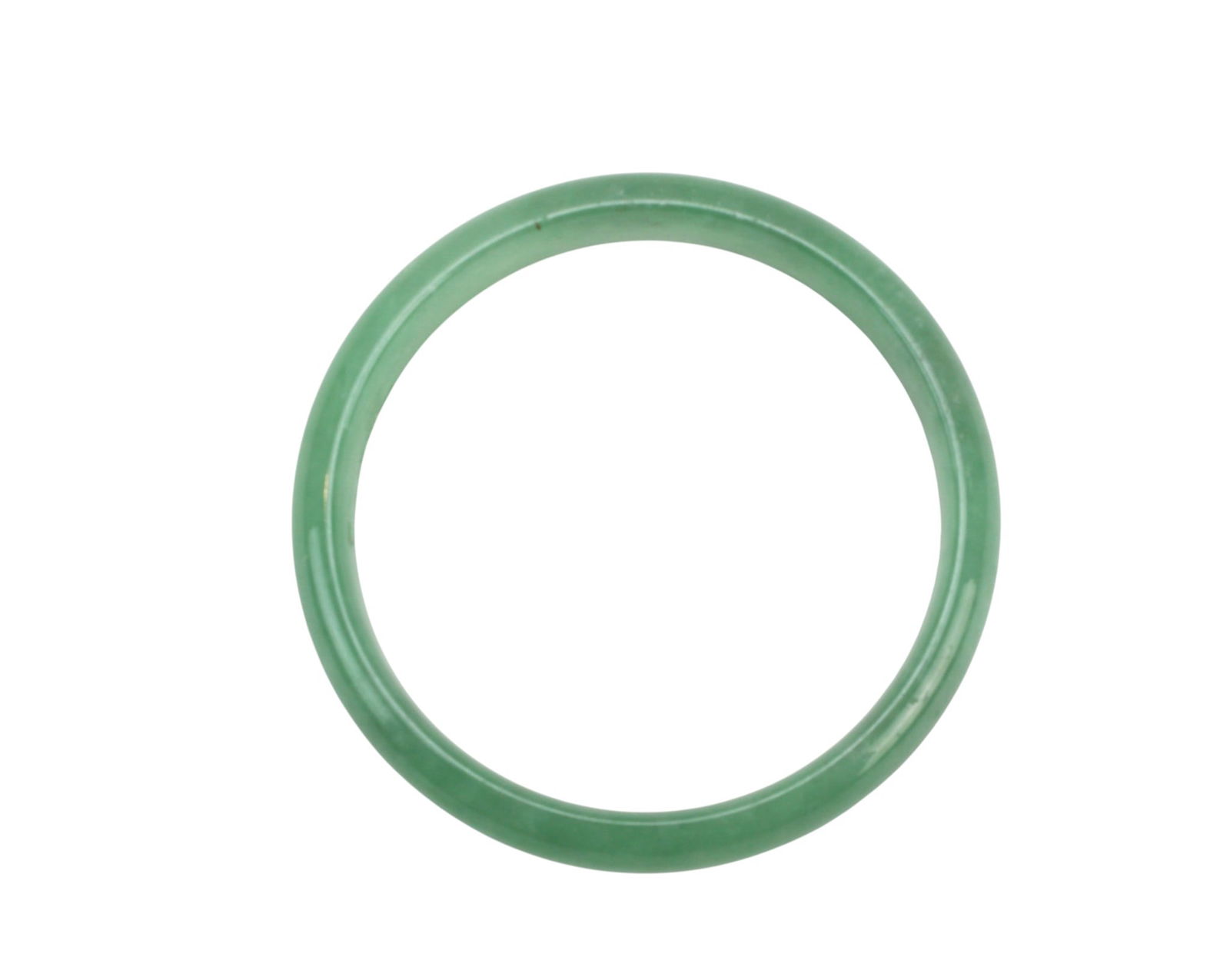 Chinese Green Jadeite Bangle Bracelet (1 of 5)