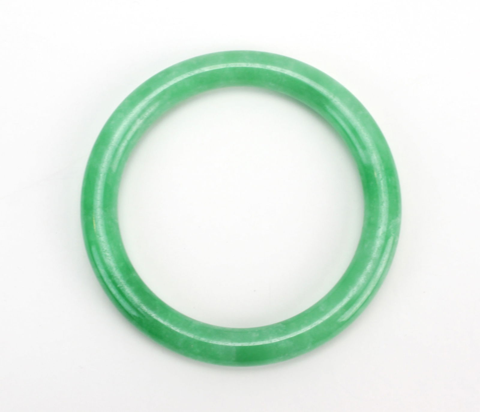 Chinese Green Jadeite Bangle (1 of 5)