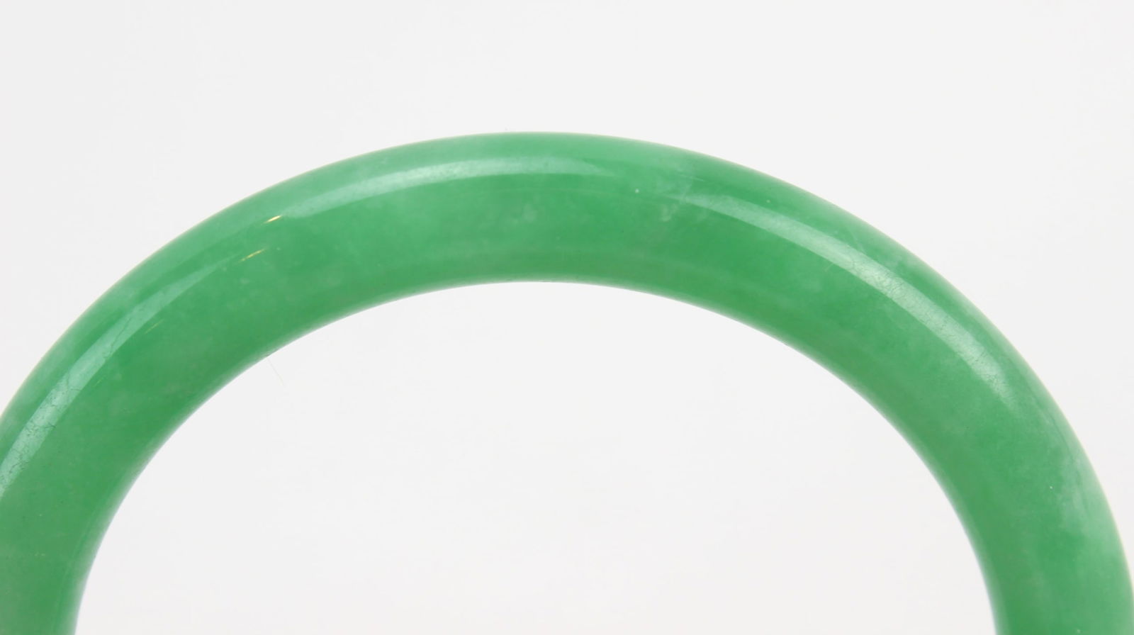 Chinese Green Jadeite Bangle - 5